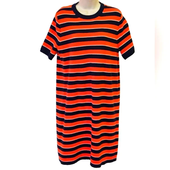 orange and blue striped dress Light Blue Lace Short Dress